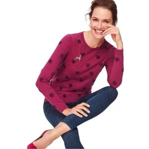 Talbots• lamb-wool blend•Tinsel Dot Sweater